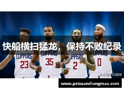 快船横扫猛龙，保持不败纪录
